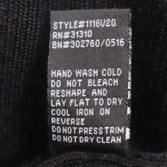 By & By Black Long Sleeve Ribbed Sweater Dress Size Small - Picture 5 of 6